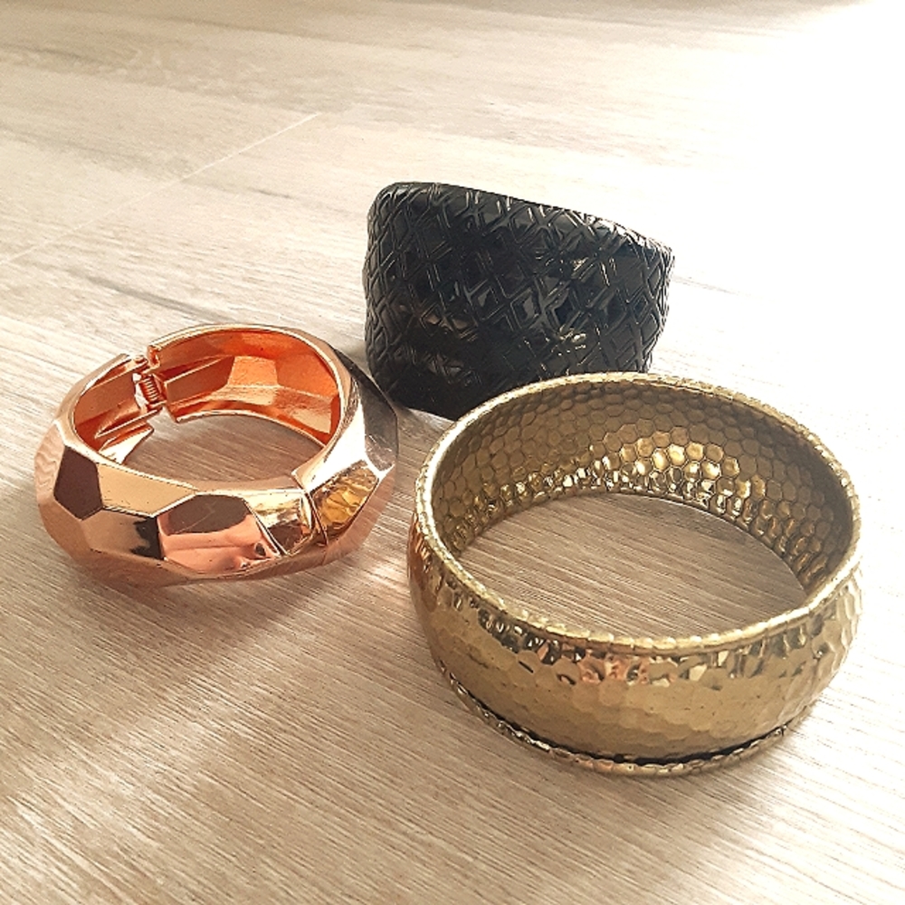 |3/$30| Metallic Bracelet Bundle